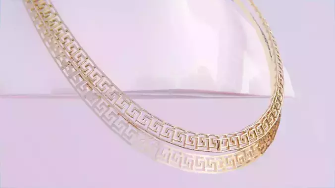 Greek Chain 1 Low-poly 3D model