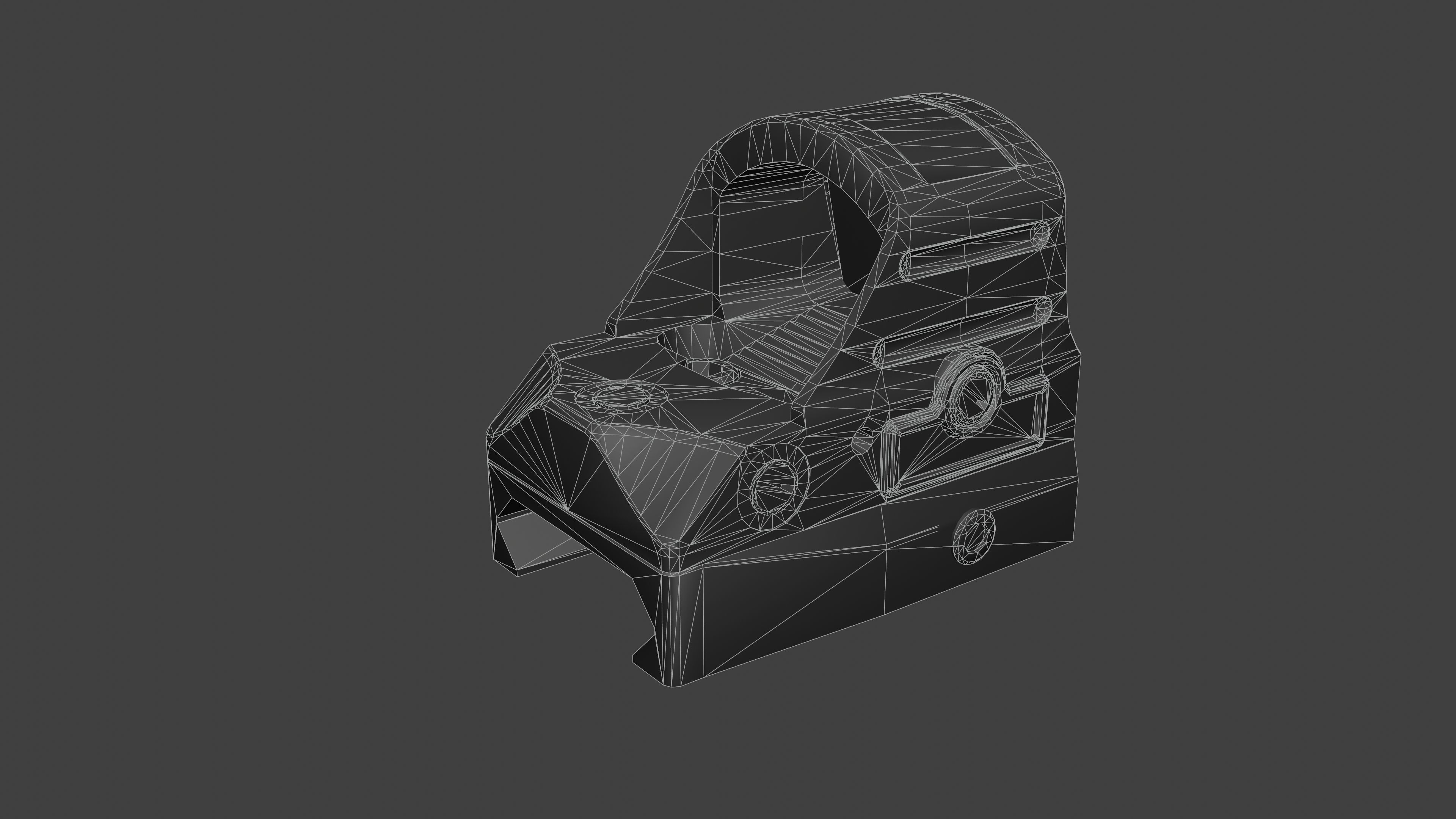 Holosun HS507C RedDot Low-poly 3D model_6