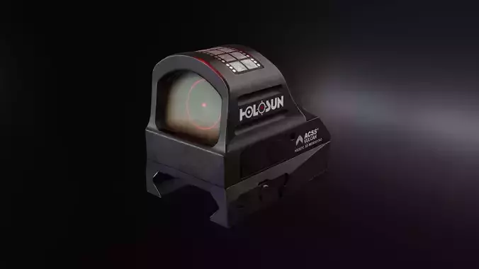 Holosun HS507C RedDot Low-poly 3D model