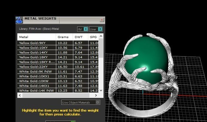 ring texture wood 3D print model_7