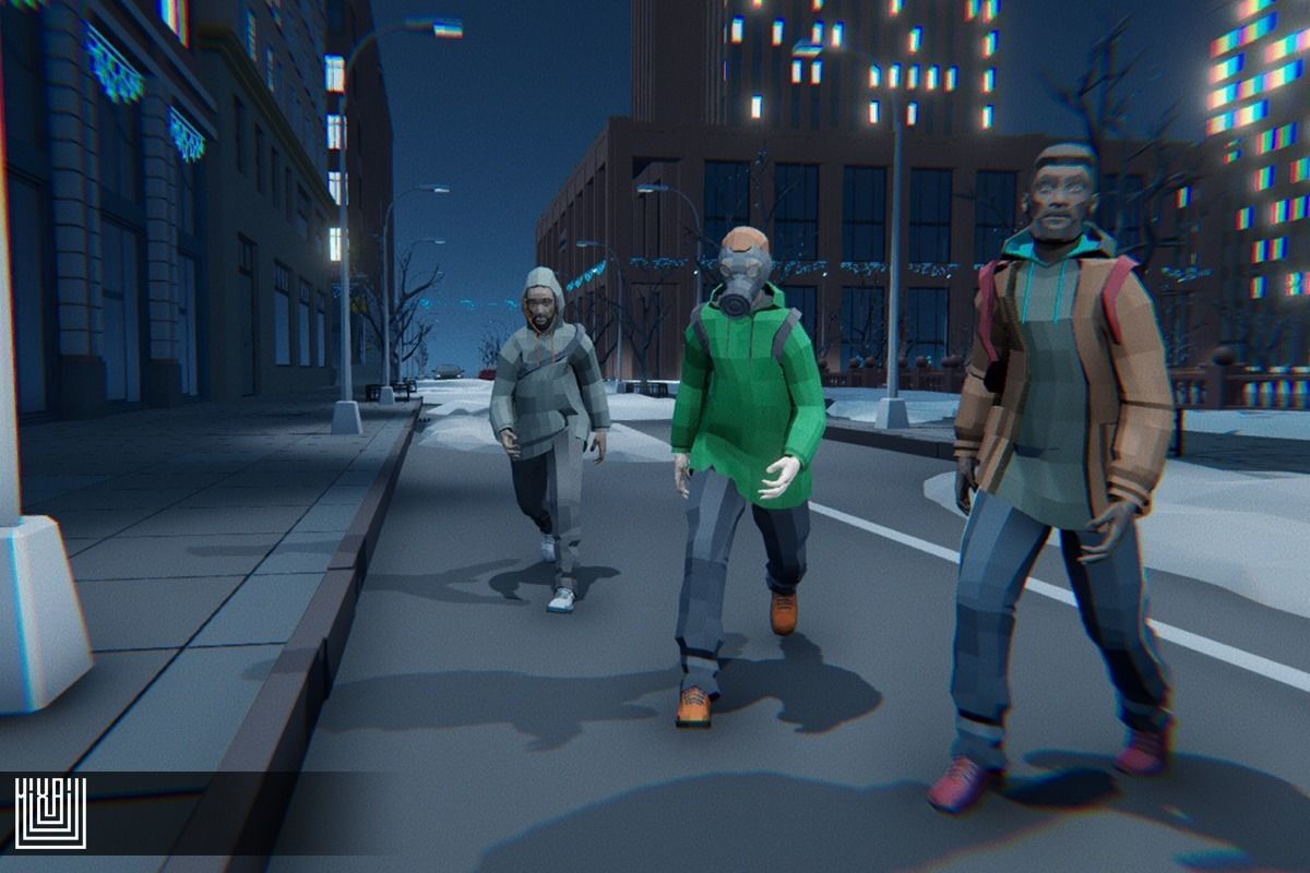 LOW POLY WORLD - MODULAR CITY Low-poly 3D model_18