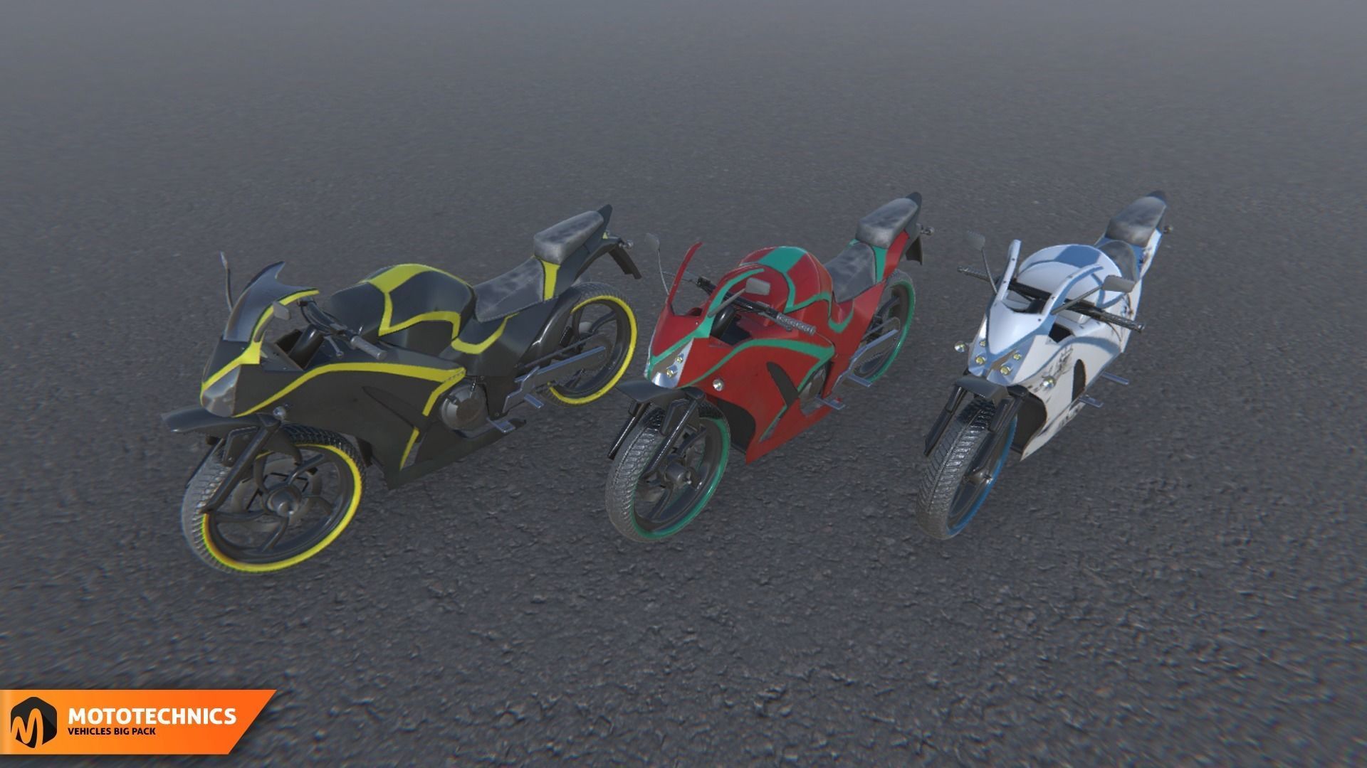 Mototechnics - vehicles big pack 3D model_4