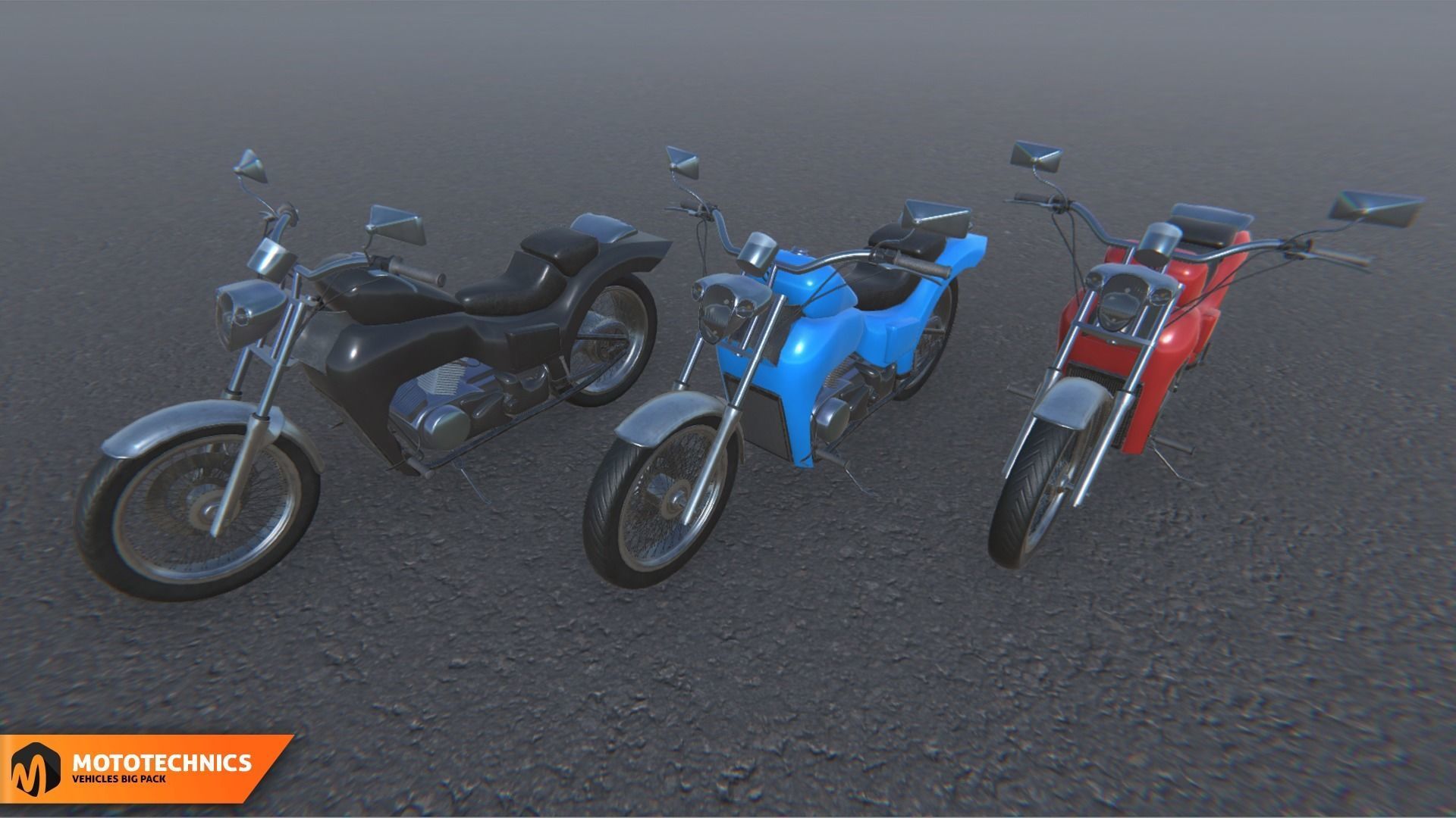 Mototechnics - vehicles big pack 3D model_2