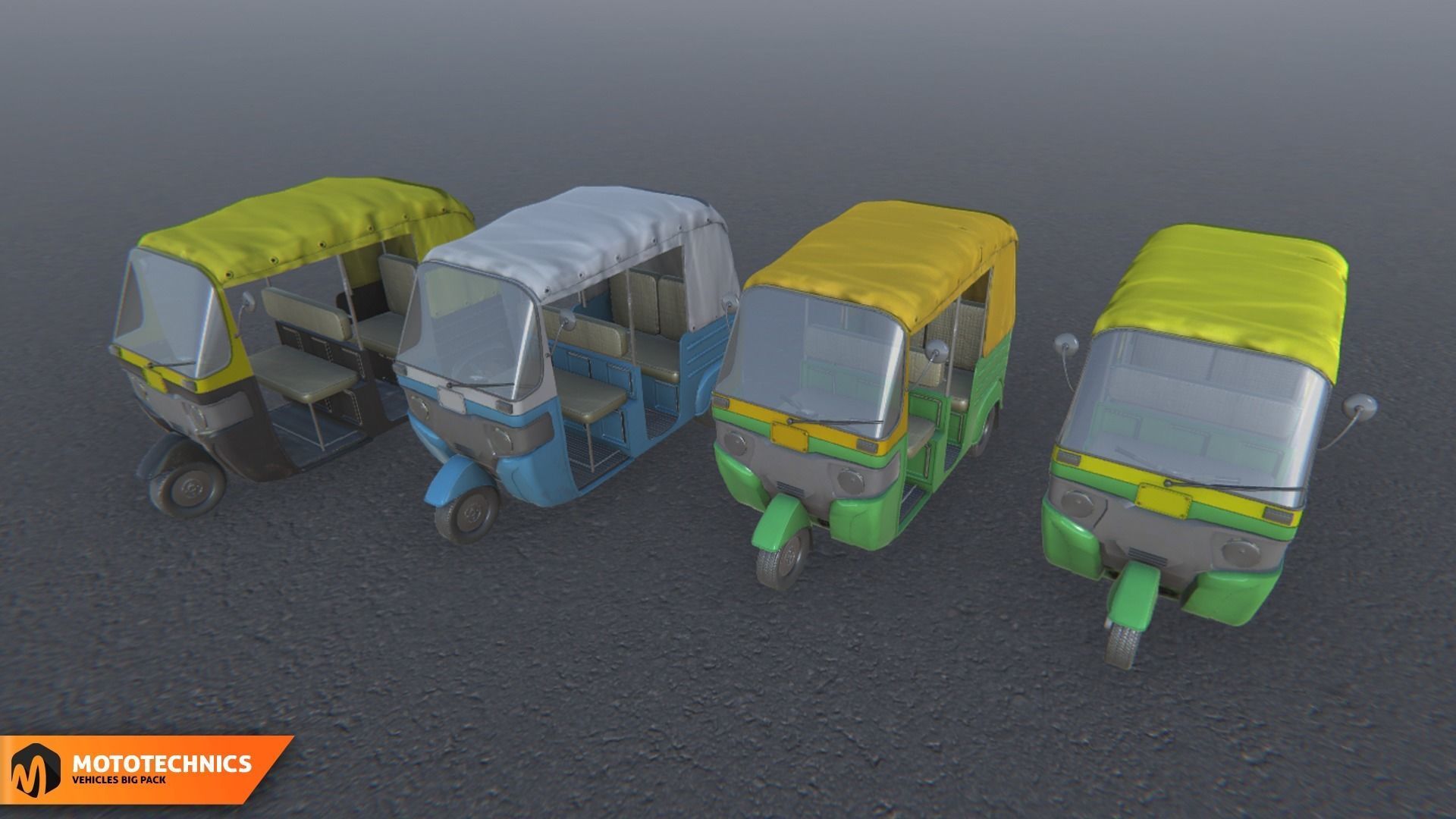 Mototechnics - vehicles big pack 3D model_9