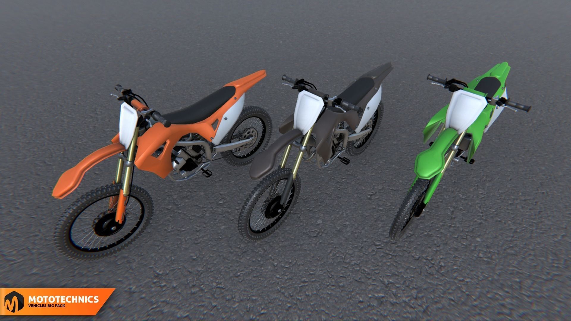 Mototechnics - vehicles big pack 3D model_3