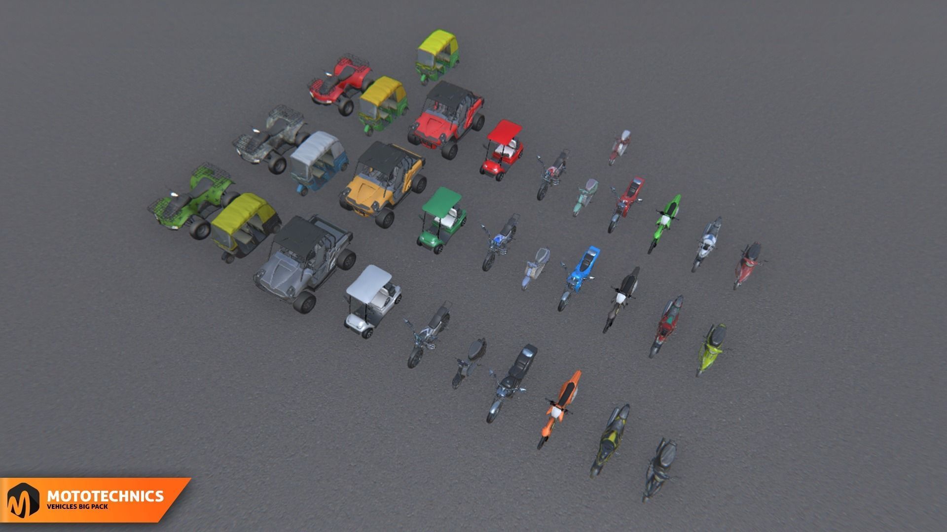 Mototechnics - vehicles big pack 3D model_7