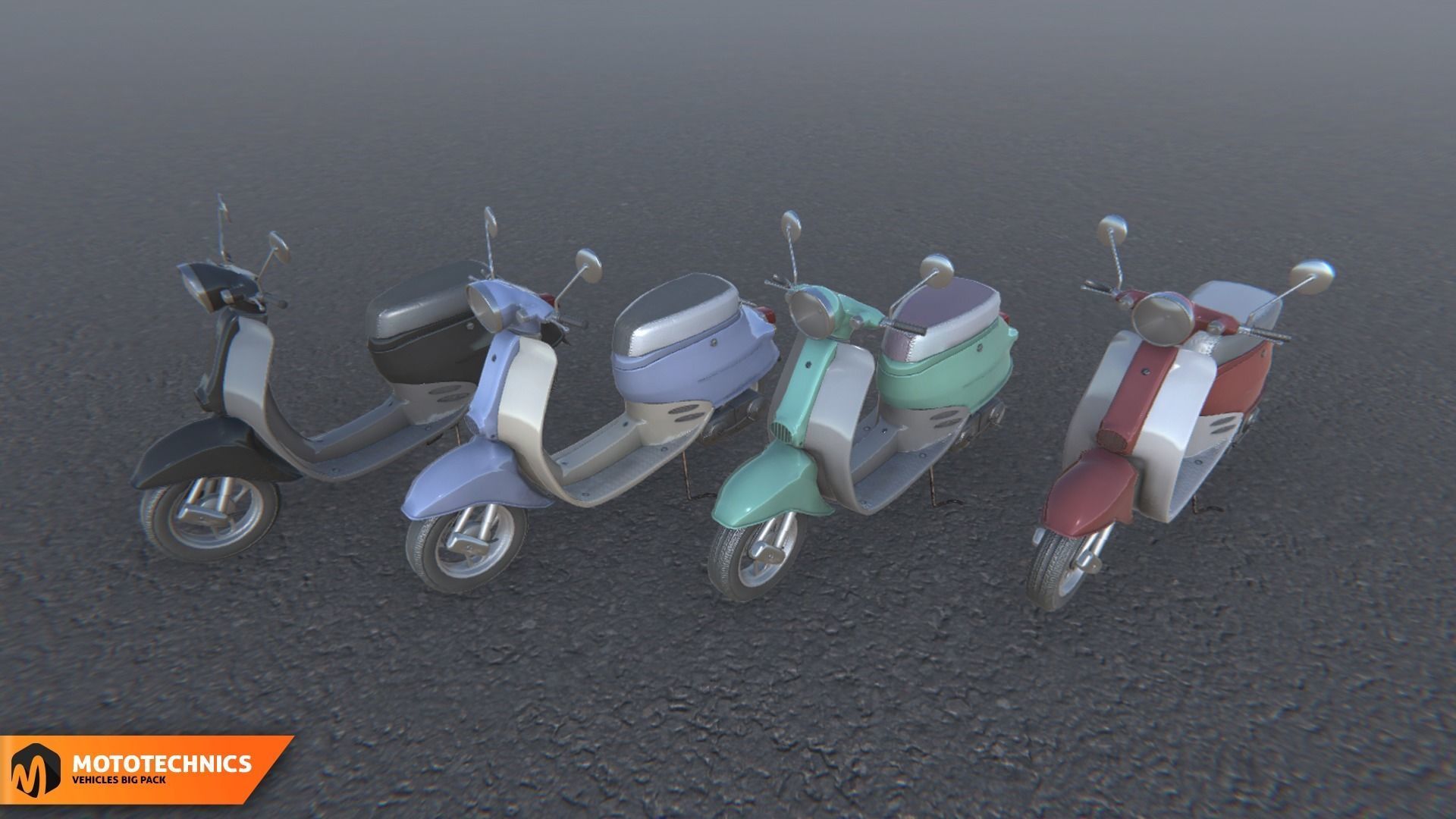Mototechnics - vehicles big pack 3D model_1