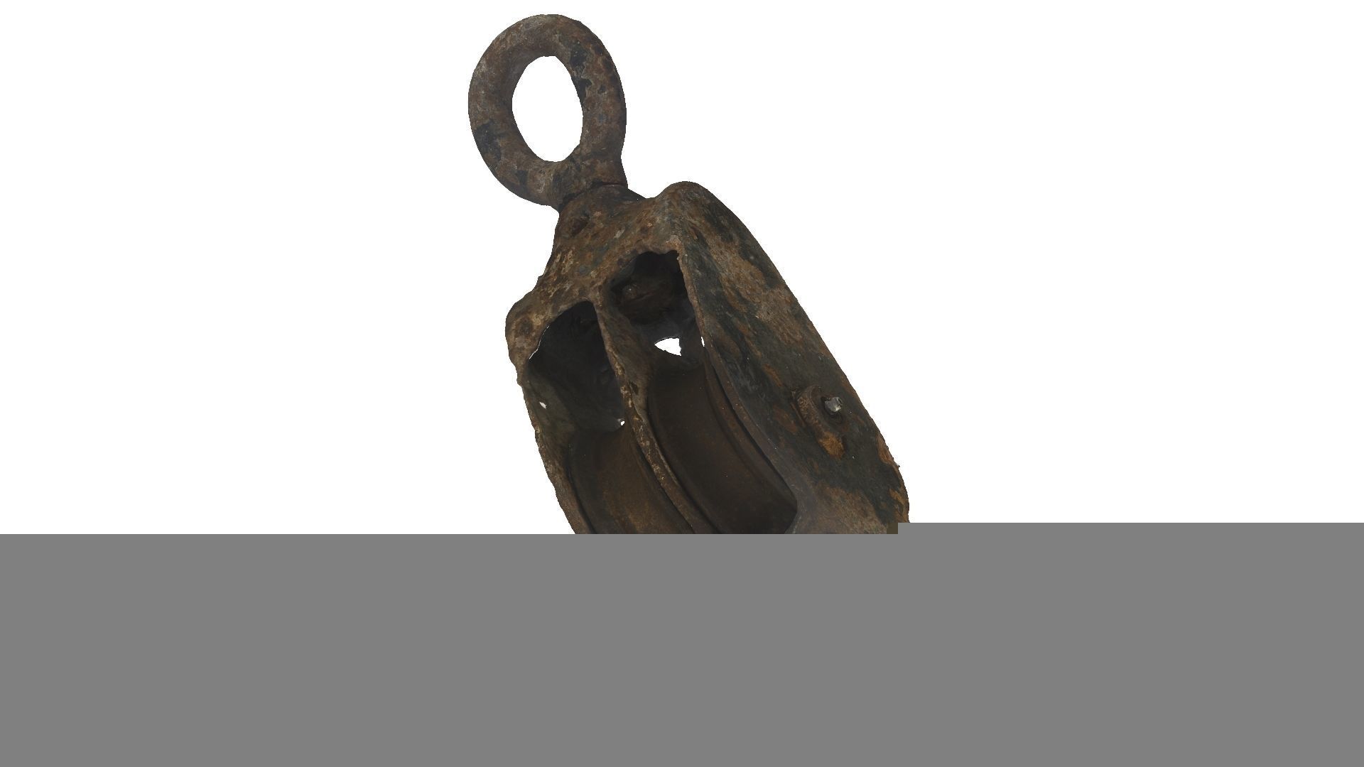 Old Belt Pulley Raw ScannedRusty Pulley Raw Scanned 3D model_6