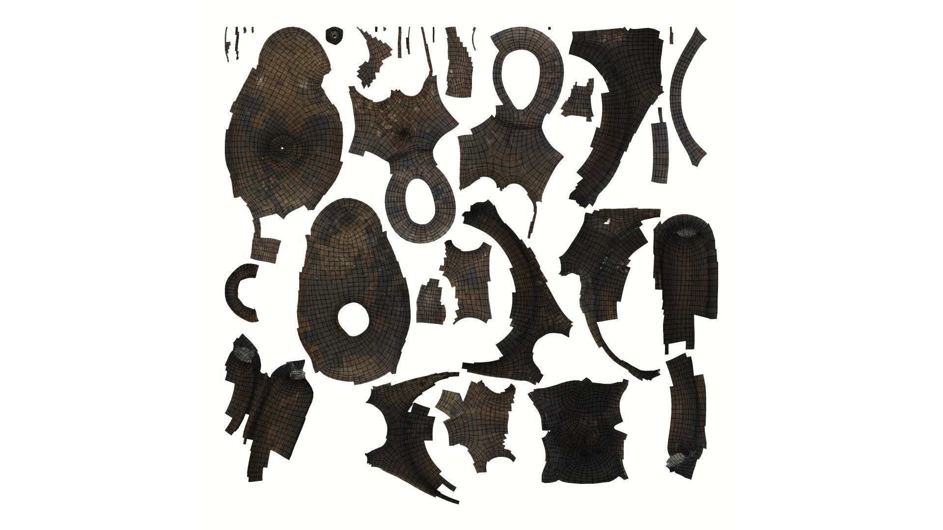 Old Belt Pulley Raw ScannedRusty Pulley Raw Scanned 3D model_14