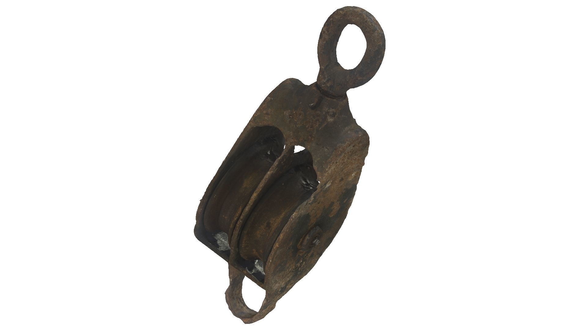 Old Belt Pulley Raw ScannedRusty Pulley Raw Scanned 3D model_3