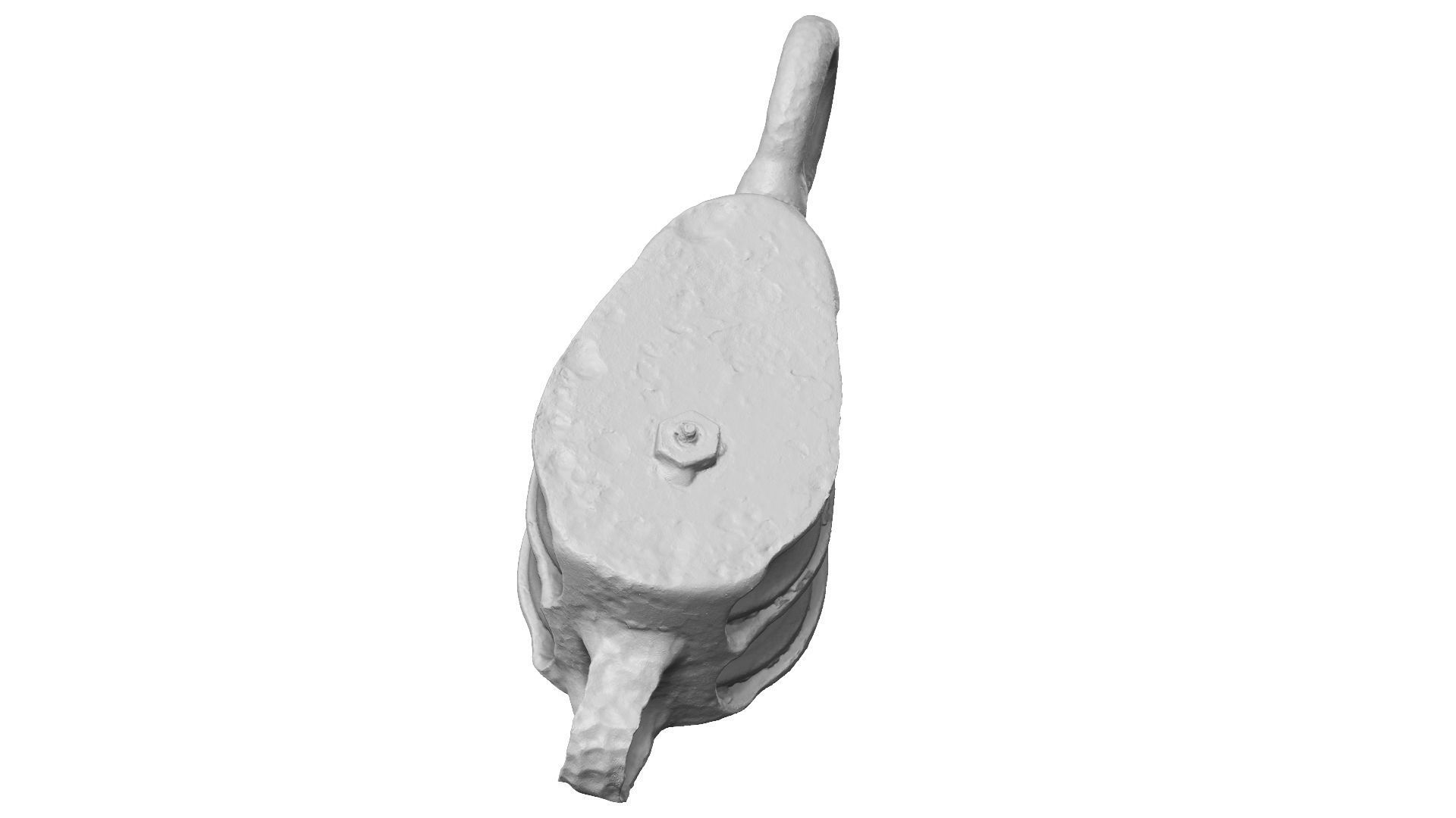 Old Belt Pulley Raw ScannedRusty Pulley Raw Scanned 3D model_12