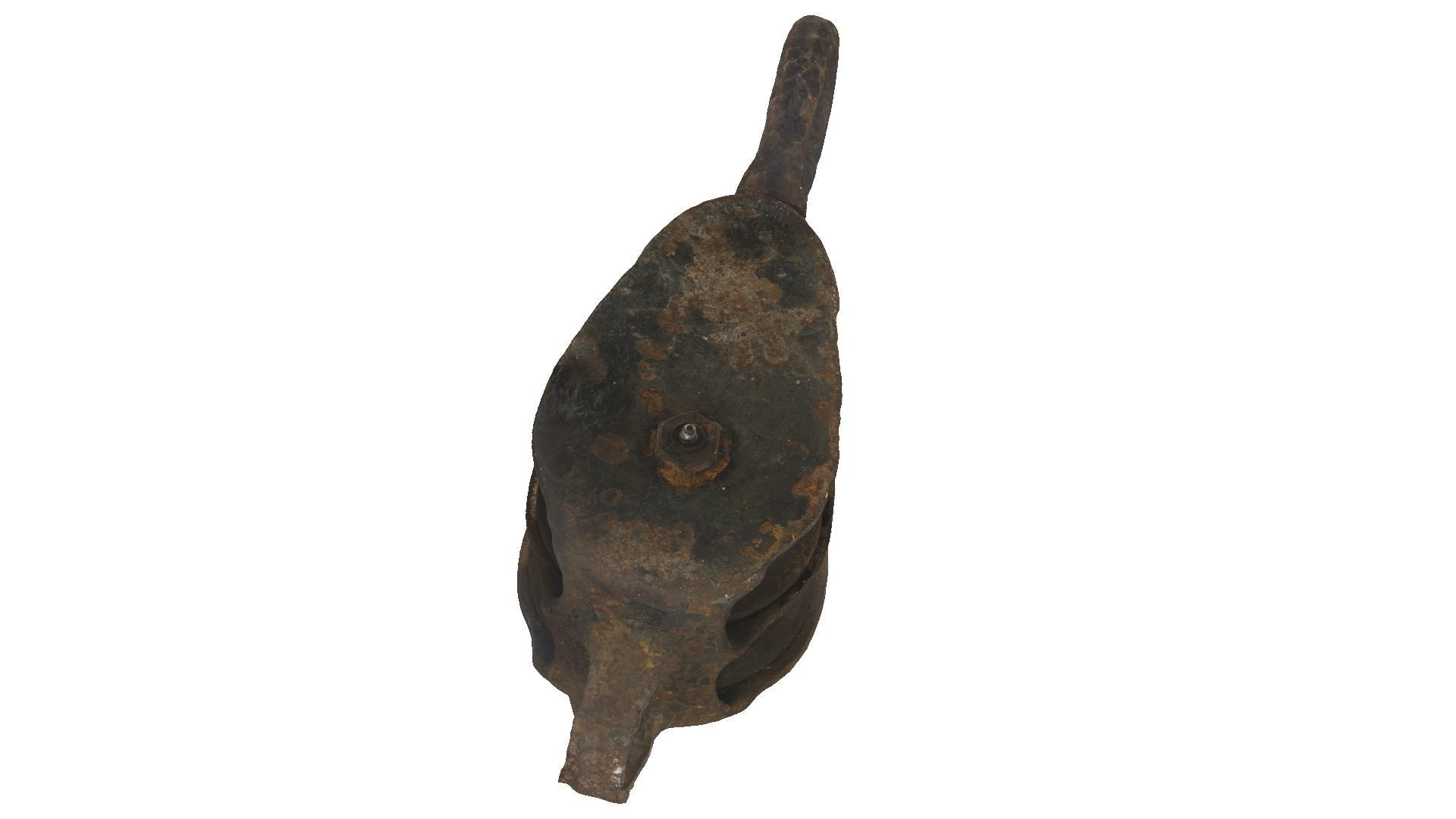 Old Belt Pulley Raw ScannedRusty Pulley Raw Scanned 3D model_5
