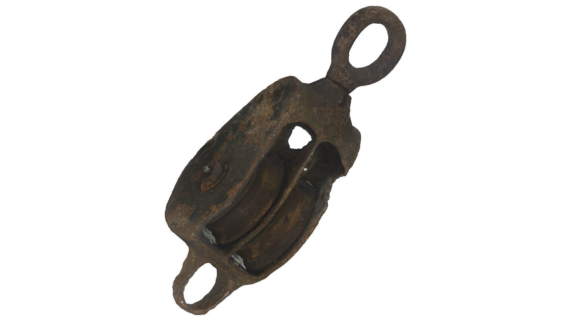 Old Belt Pulley Raw ScannedRusty Pulley Raw Scanned 3D model_4
