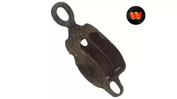 Old Belt Pulley Raw ScannedRusty Pulley Raw Scanned