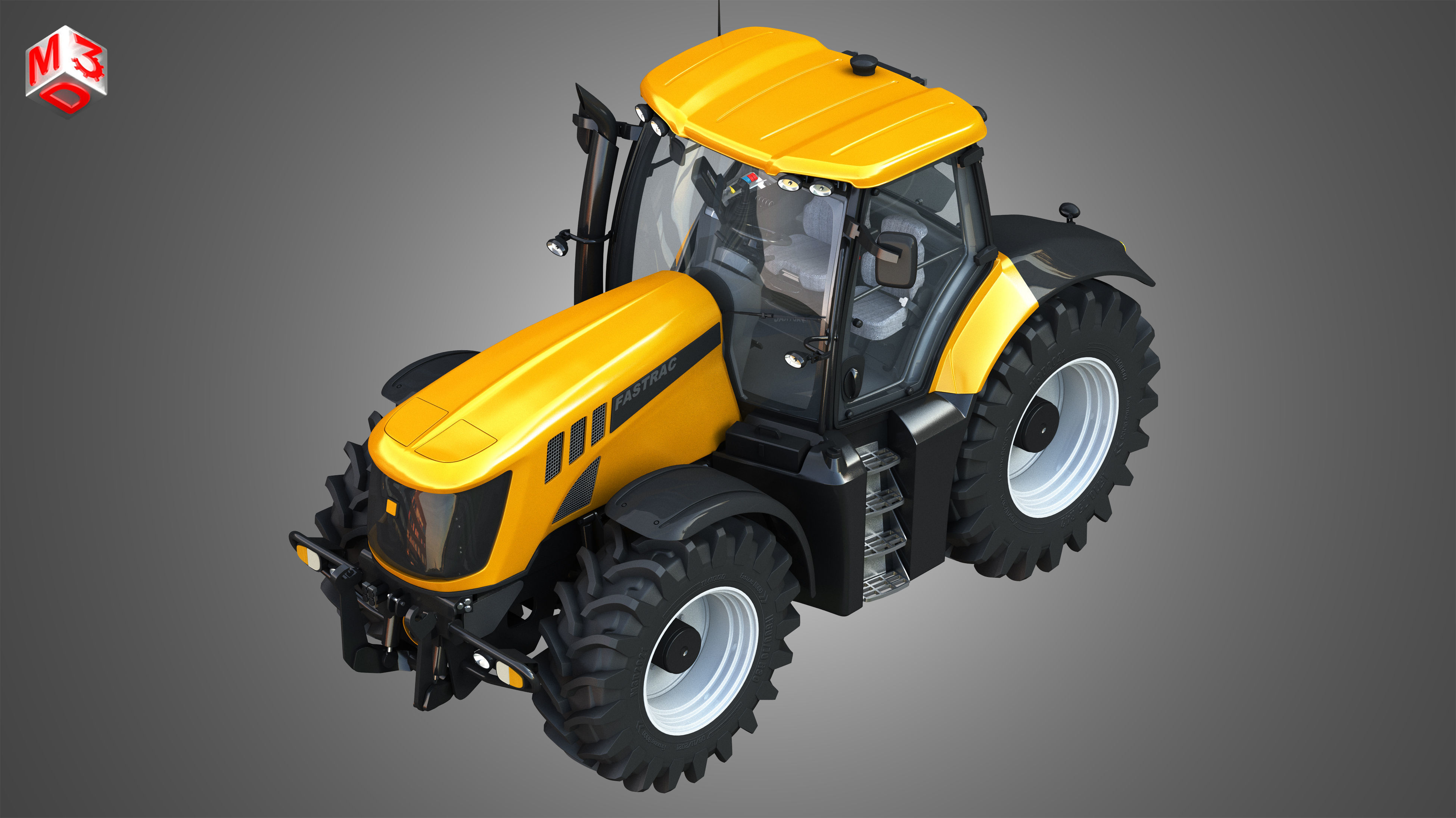 JCB Fastrac 8000 Tractor 3D model_7