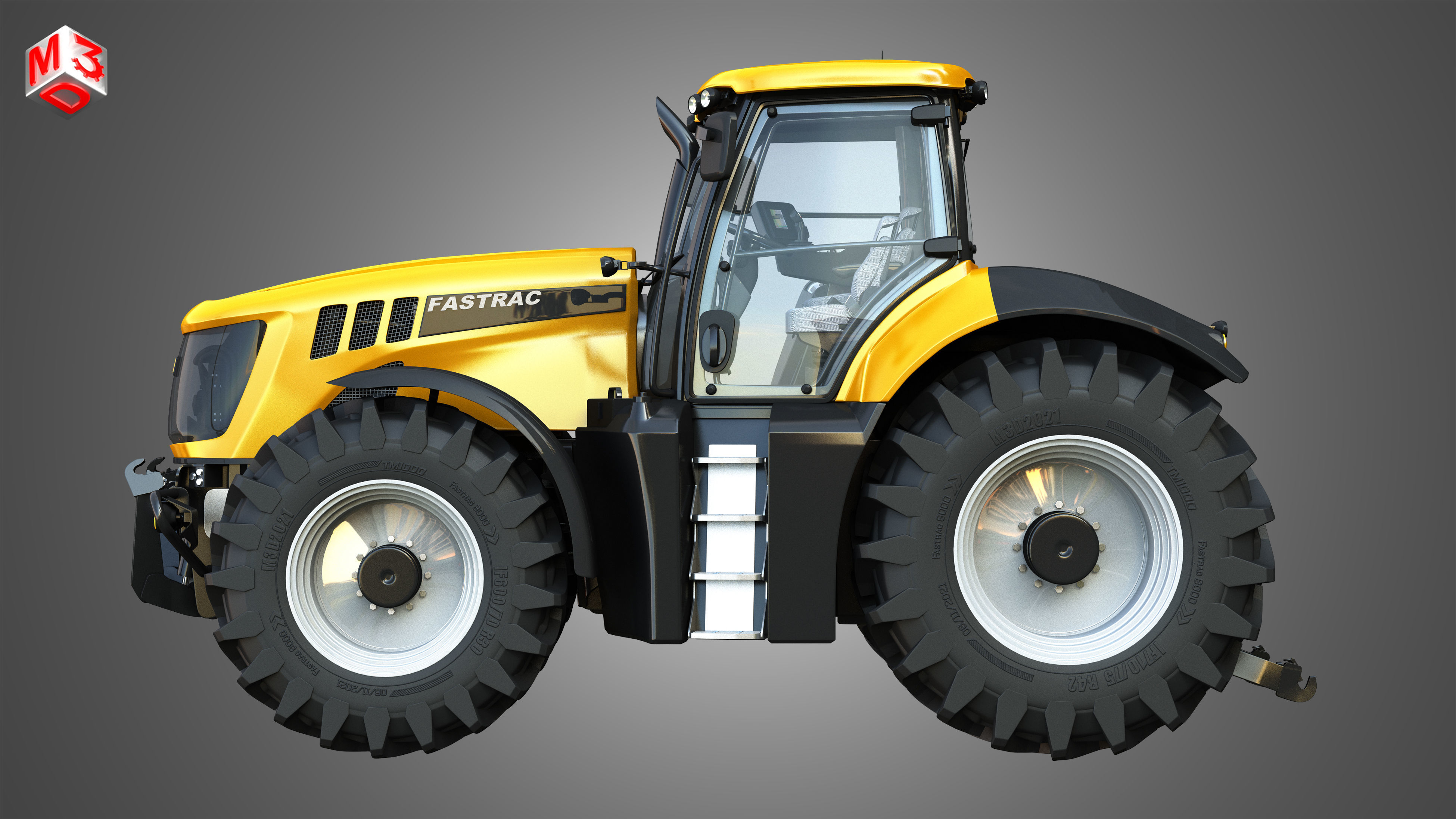 JCB Fastrac 8000 Tractor 3D model_5