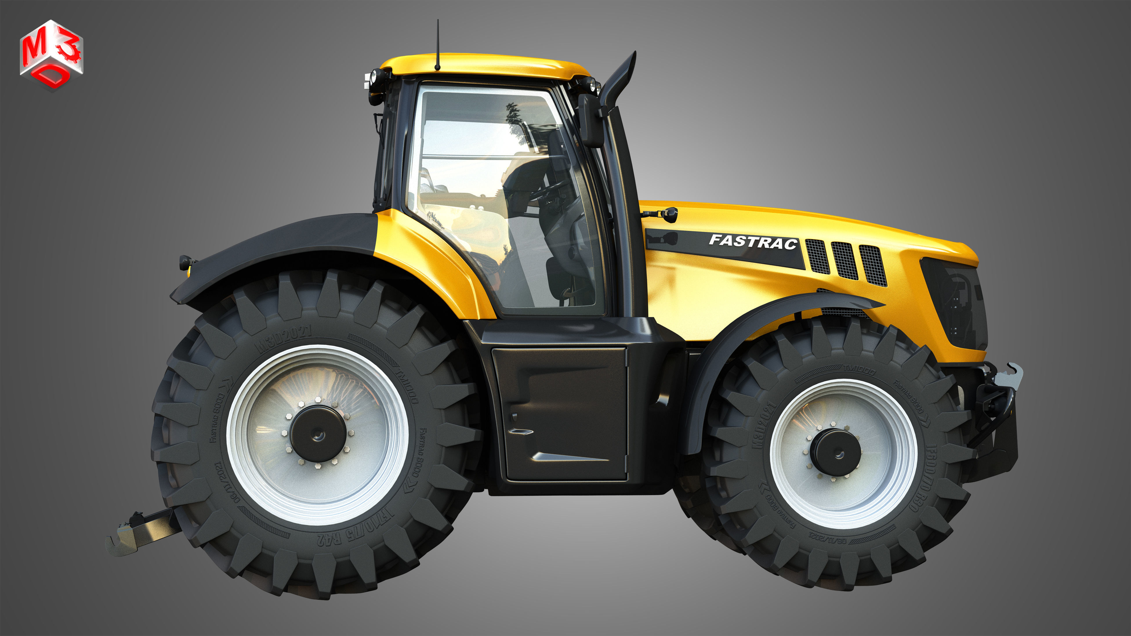 JCB Fastrac 8000 Tractor 3D model_6