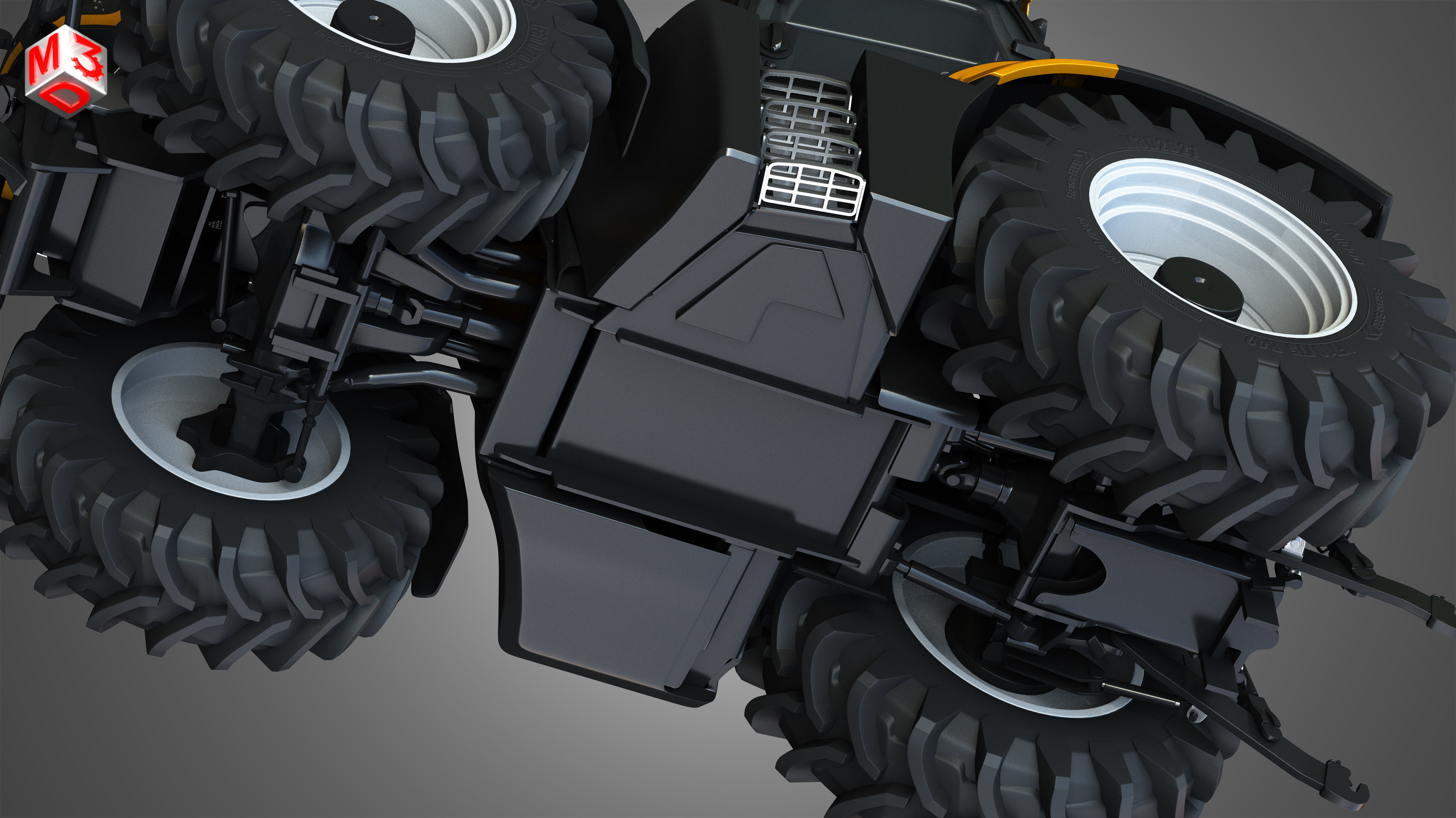 JCB Fastrac 8000 Tractor 3D model_13