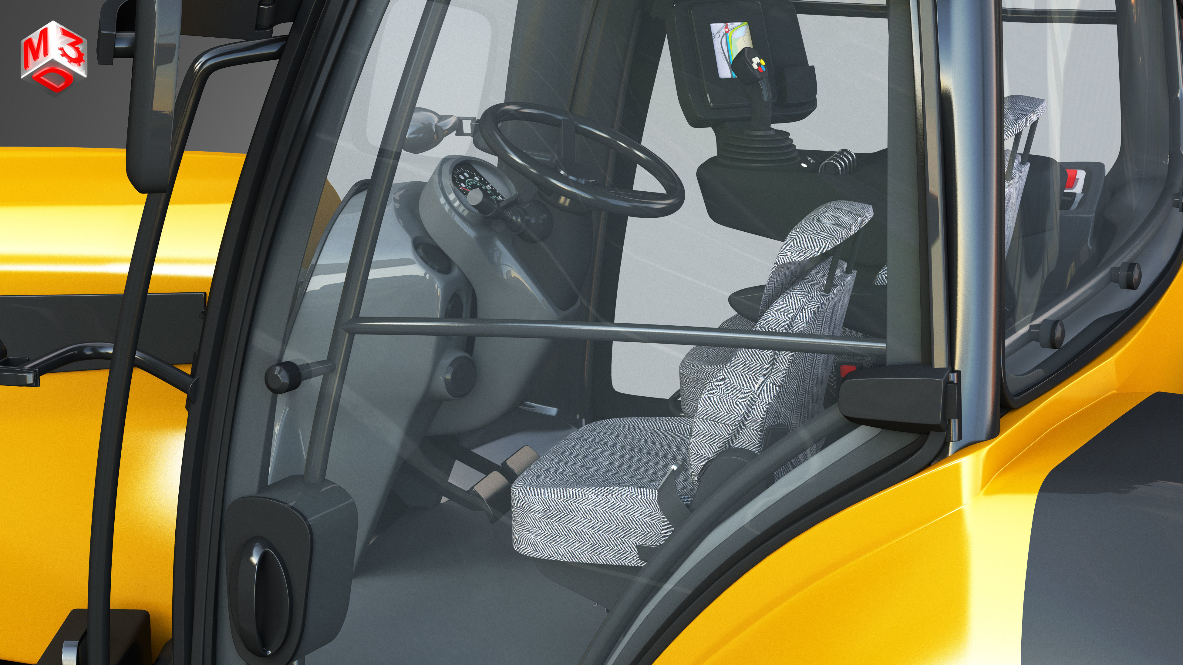 JCB Fastrac 8000 Tractor 3D model_12