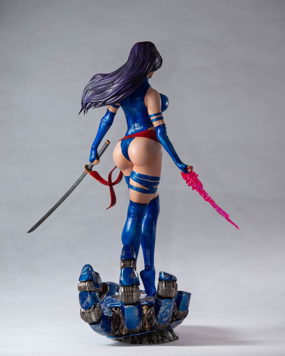 Psylocke fanart statue for resin 3D print 3D print model_7