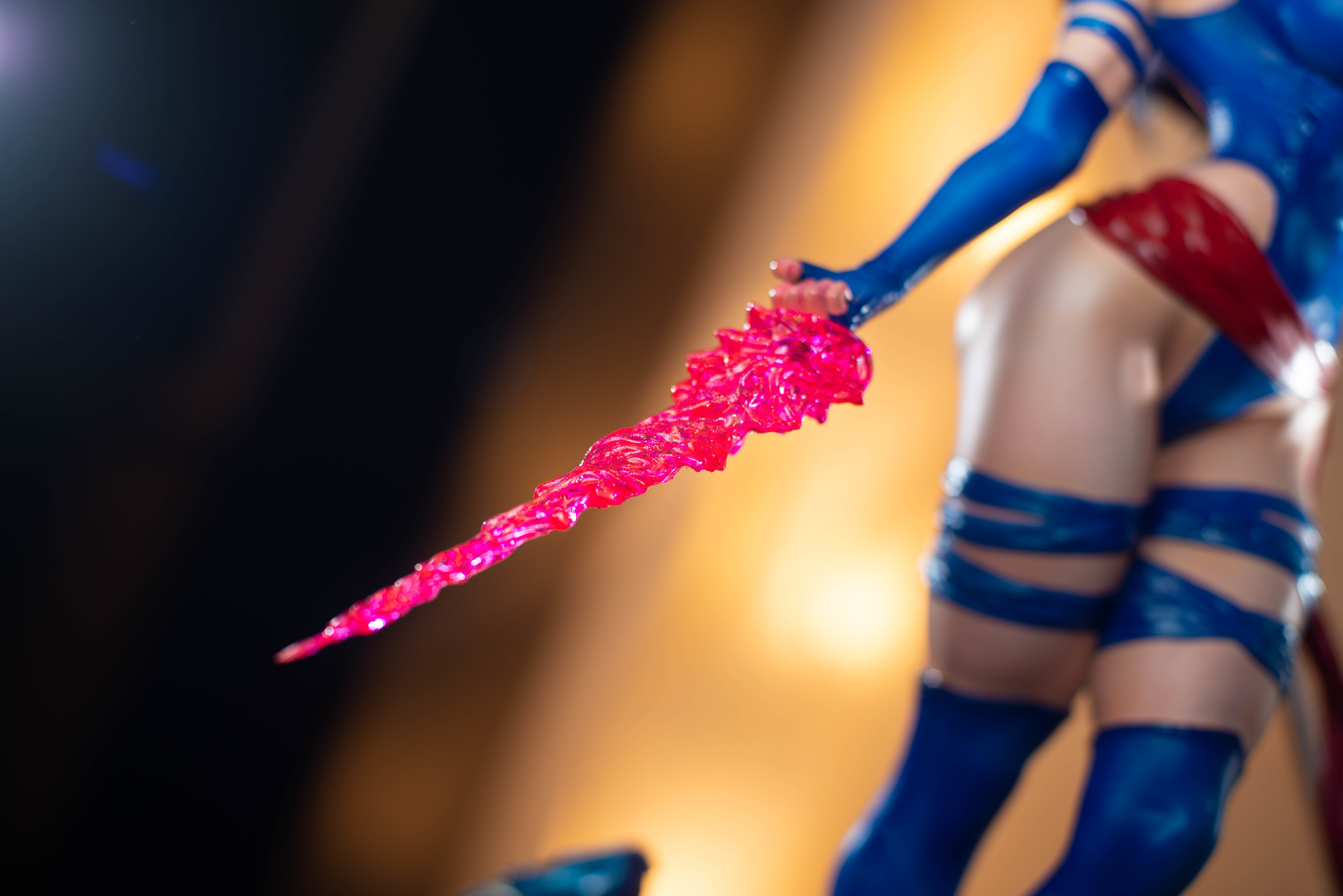 Psylocke fanart statue for resin 3D print 3D print model_14