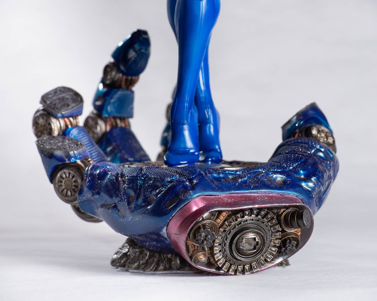 Psylocke fanart statue for resin 3D print 3D print model_11