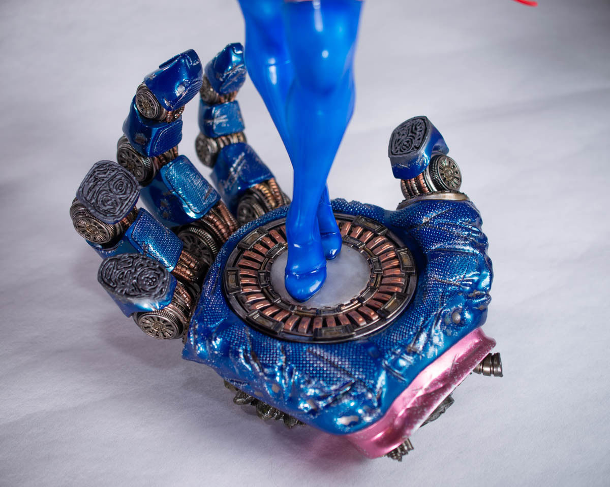 Psylocke fanart statue for resin 3D print 3D print model_9