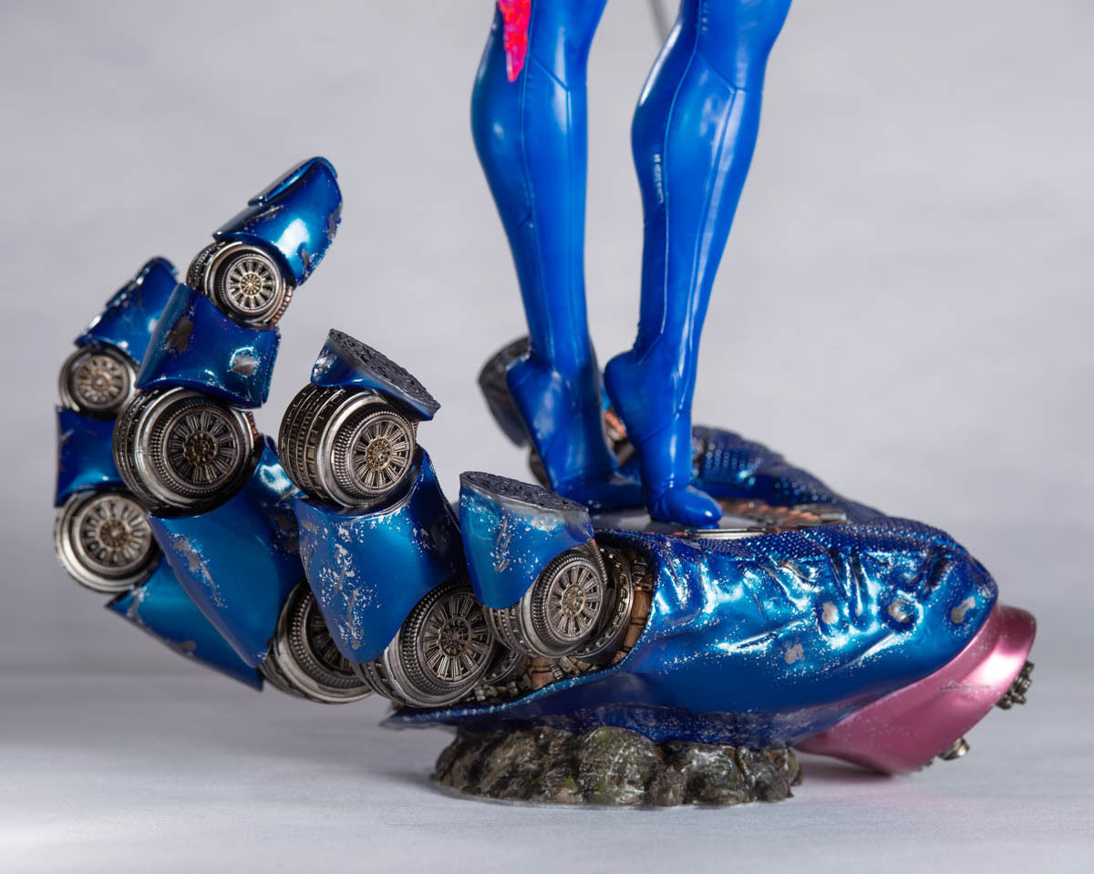 Psylocke fanart statue for resin 3D print 3D print model_10