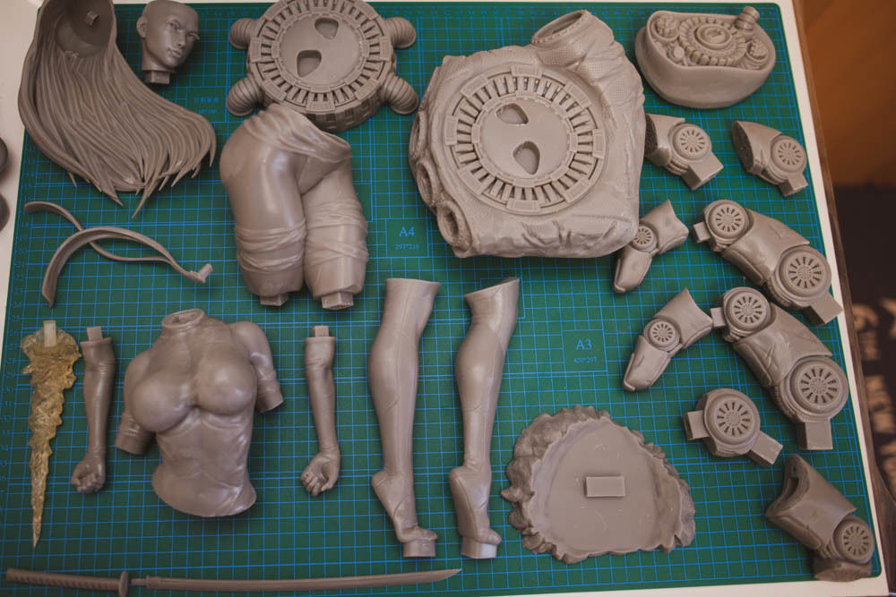 Psylocke fanart statue for resin 3D print 3D print model_16