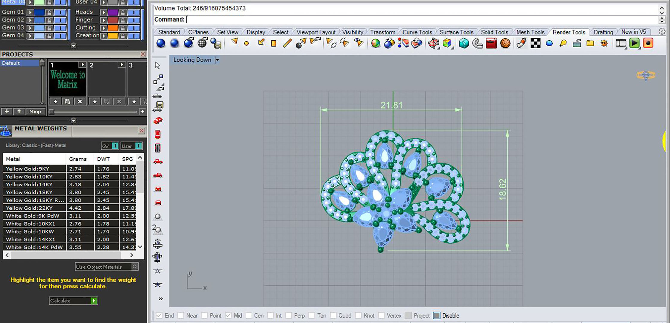 Pendant P 003 3D print model_3