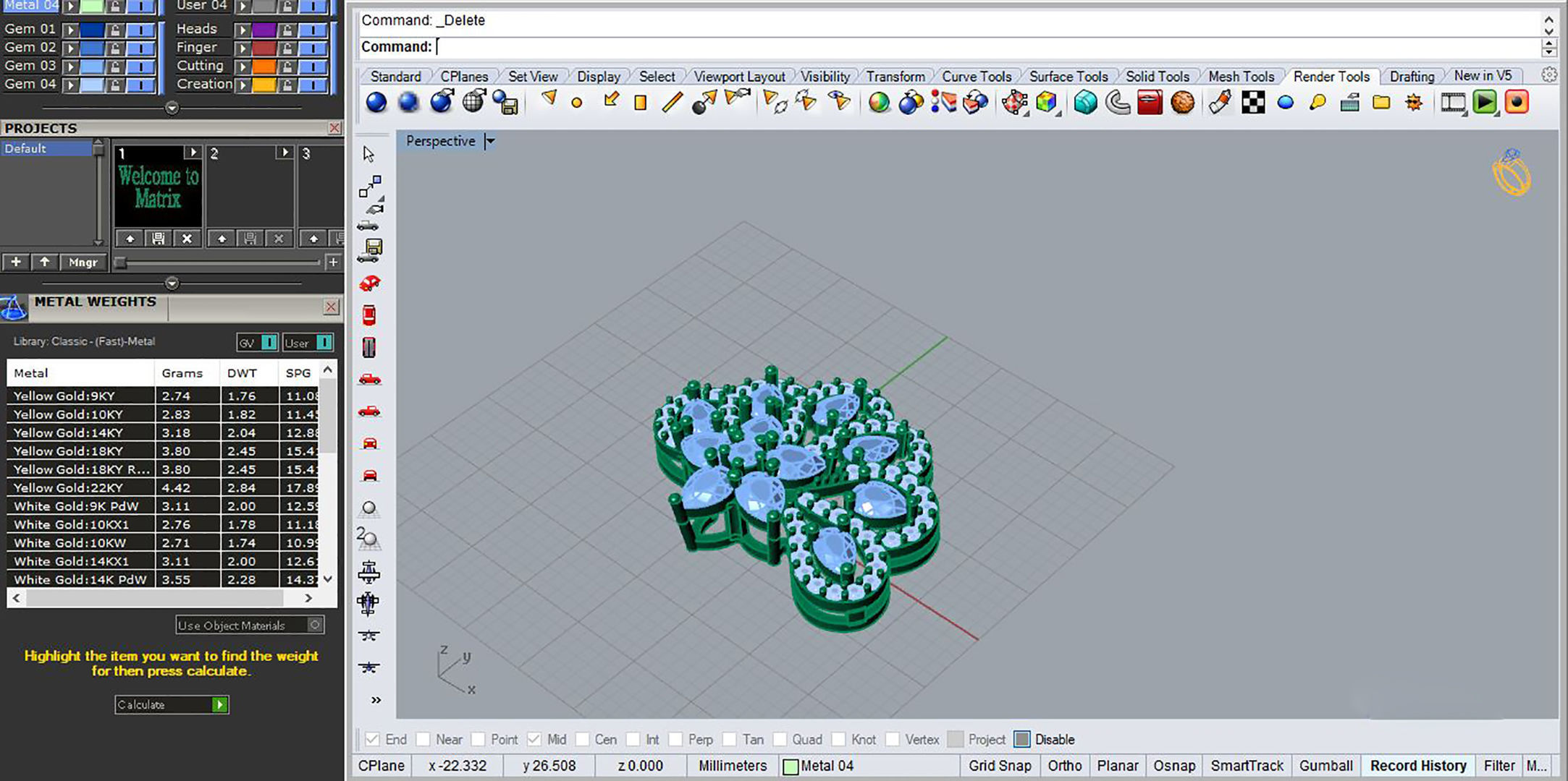 Pendant P 003 3D print model_6