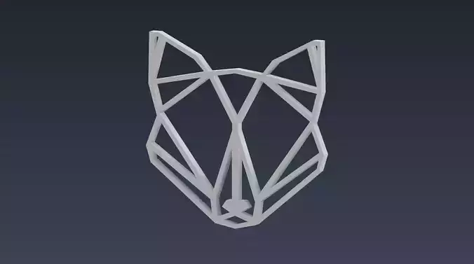 Polygon Fox 3D model