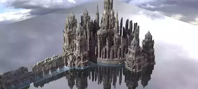 Undead Port Necro Sci fi city 3