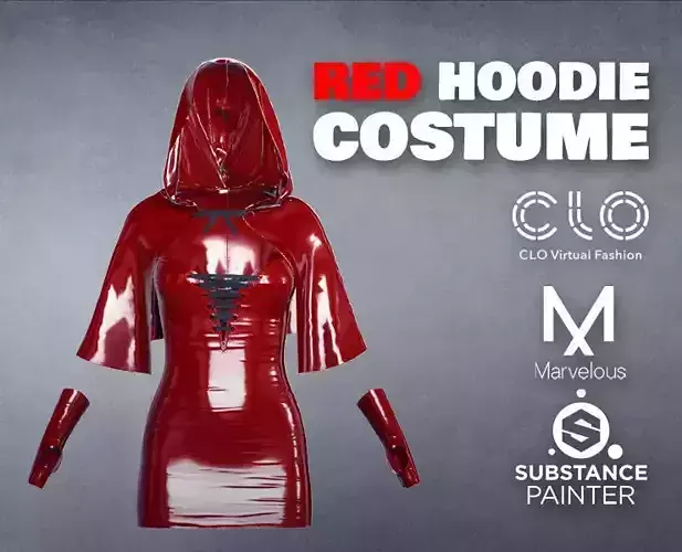 Red Hoodie Costume