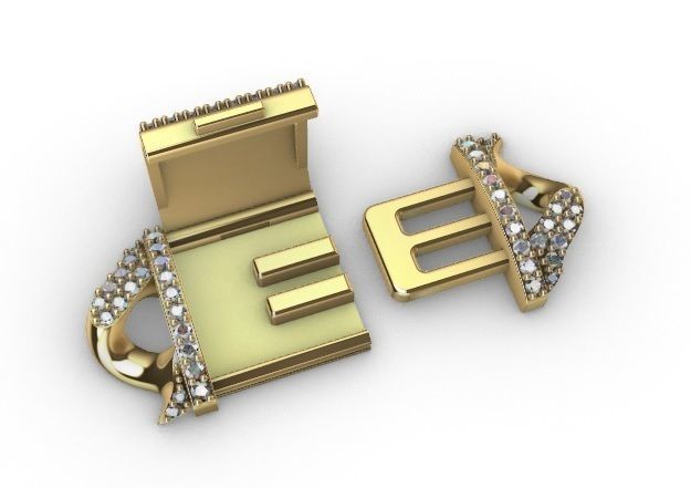 18 MM SPIKED CUBAN FOR YOUR BRACELET OR NECKLACE 3D print model_15