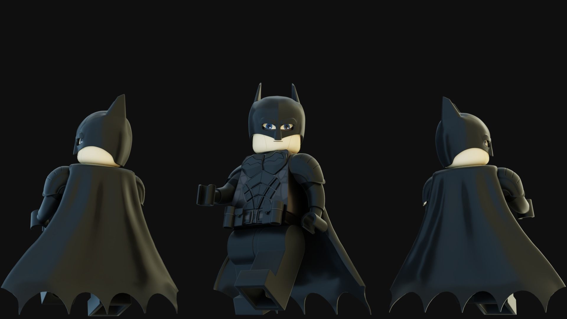 Lego Batman with new Bike  3D model_21