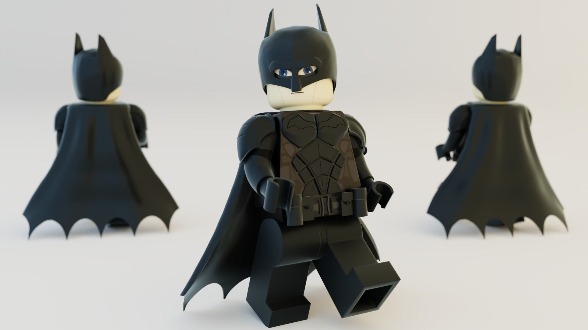 Lego Batman with new Bike  3D model_25