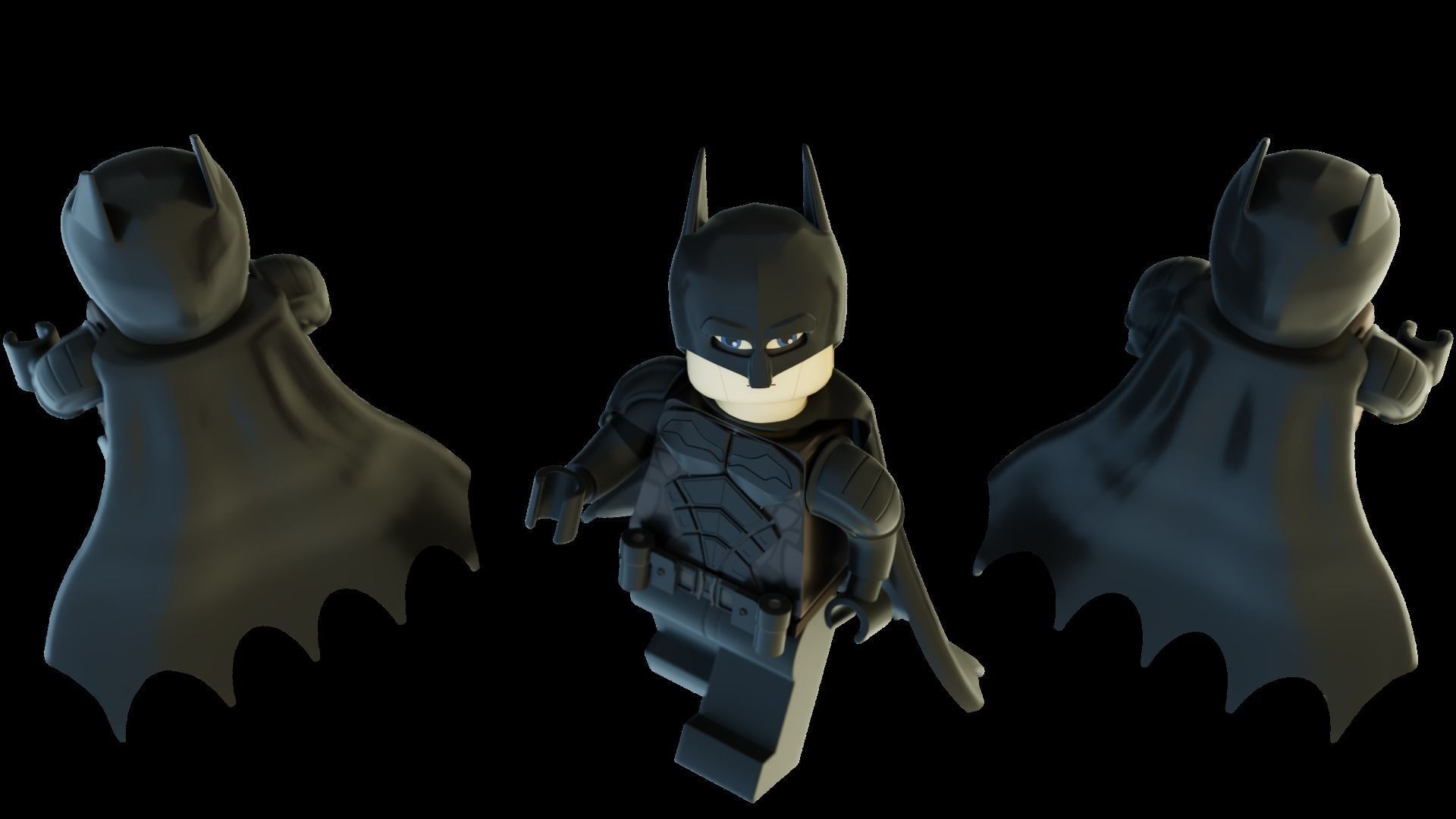 Lego Batman with new Bike  3D model_27