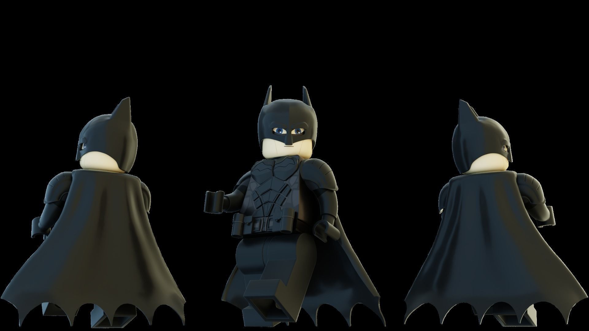 Lego Batman with new Bike  3D model_26