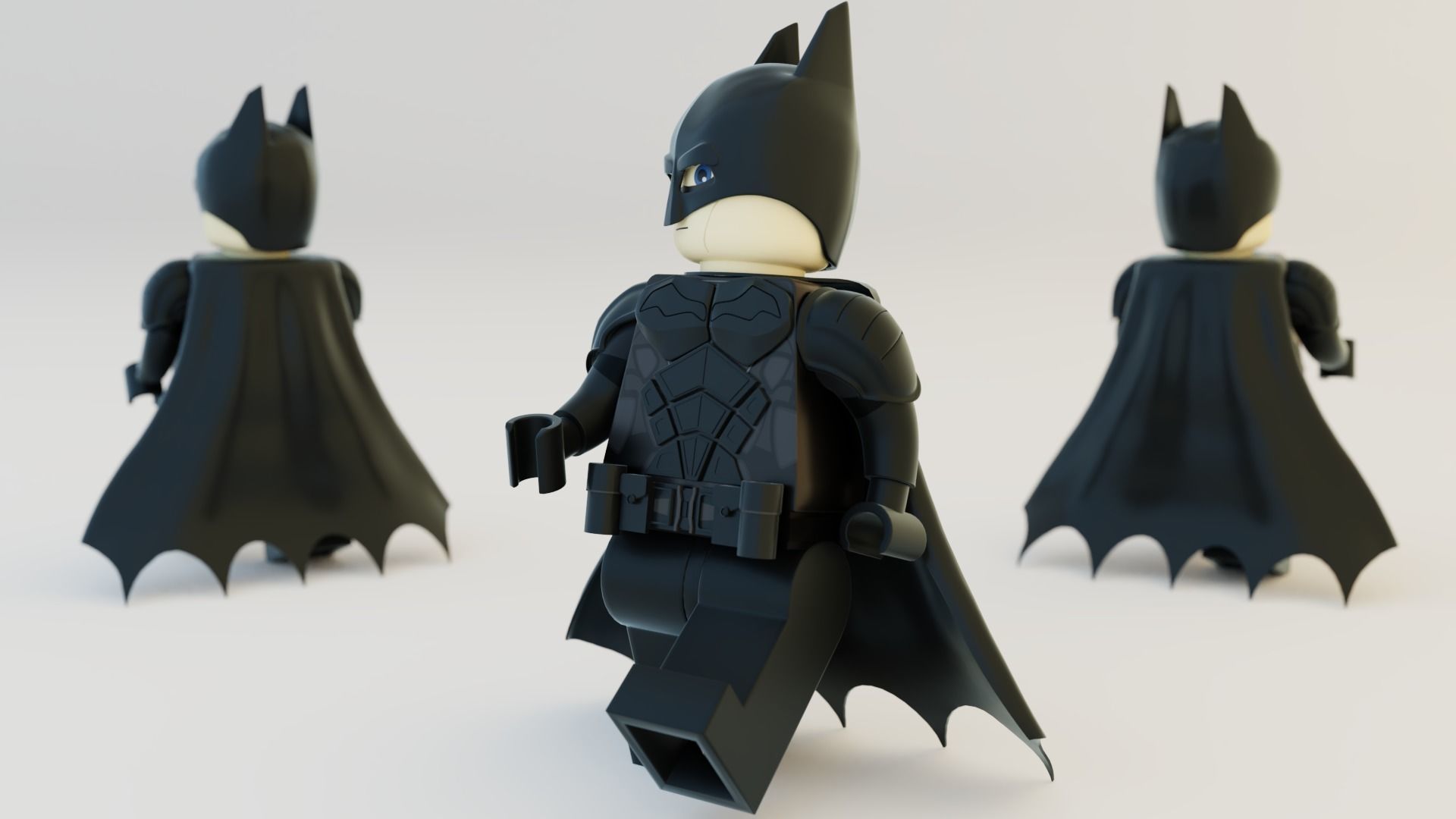 Lego Batman with new Bike  3D model_24