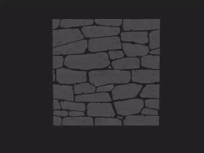 Seamless toony bricks