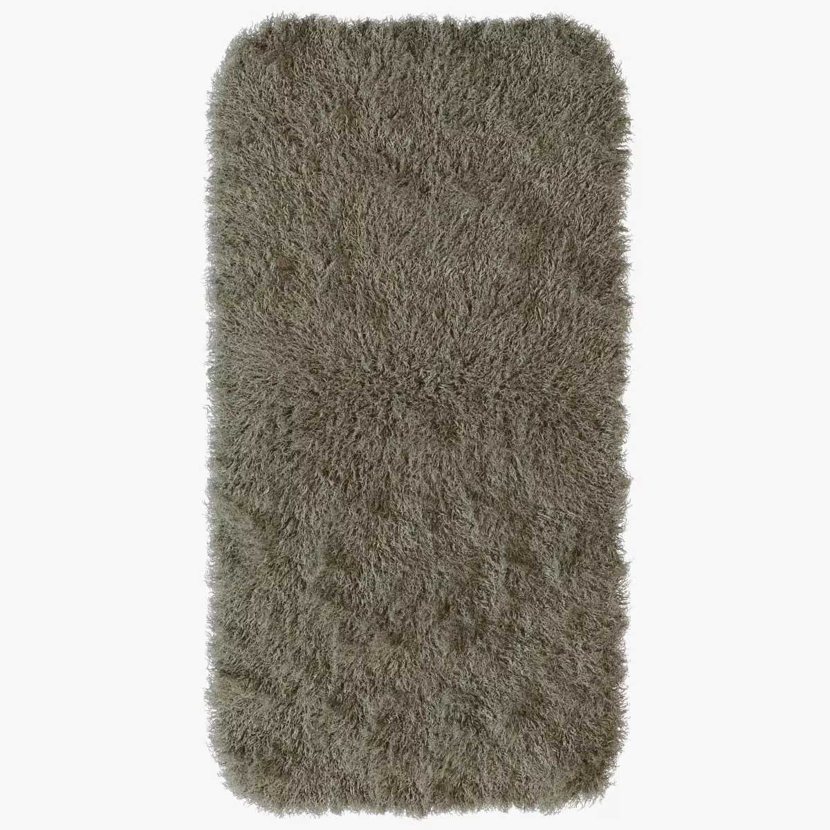 Tibetan sheepskin olive 3D model