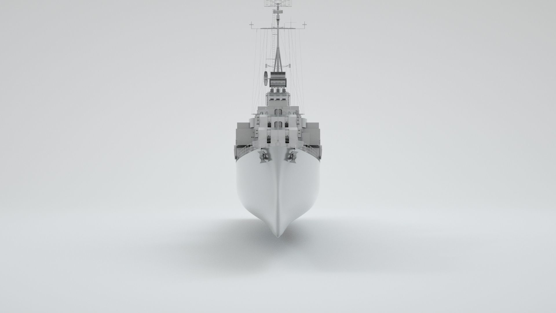 Robert H Smith Class Destroyer Minelayer 3D model_10