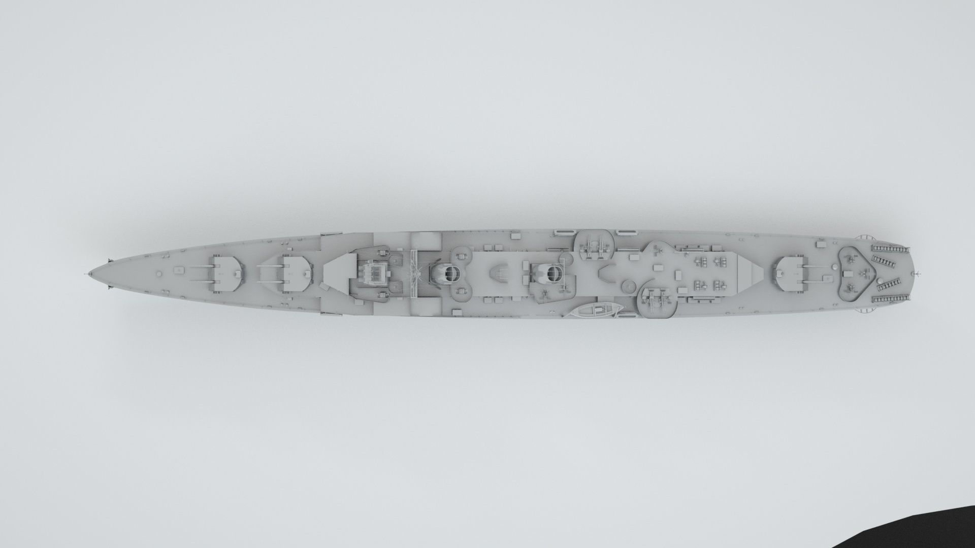 Robert H Smith Class Destroyer Minelayer 3D model_9