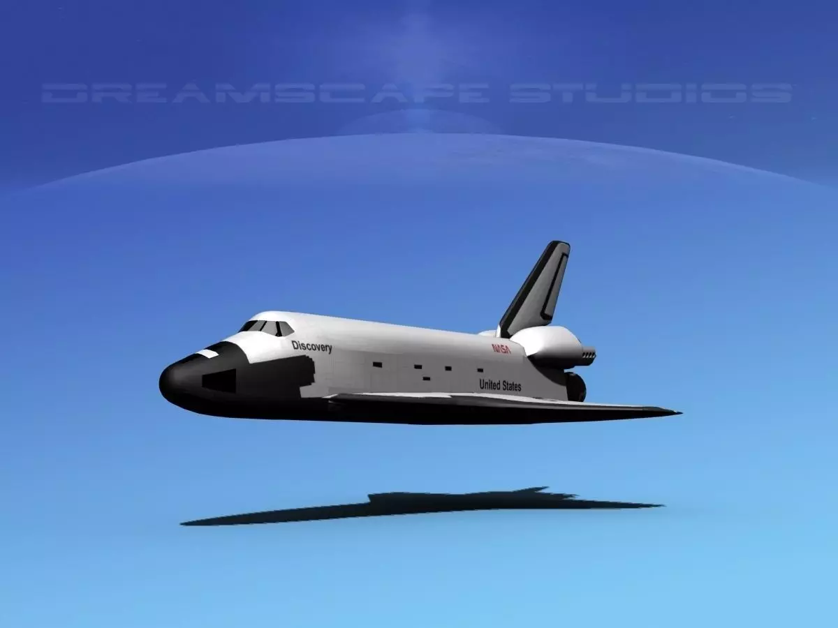STS Shuttle Discovery Basic LP 1-1 3D model