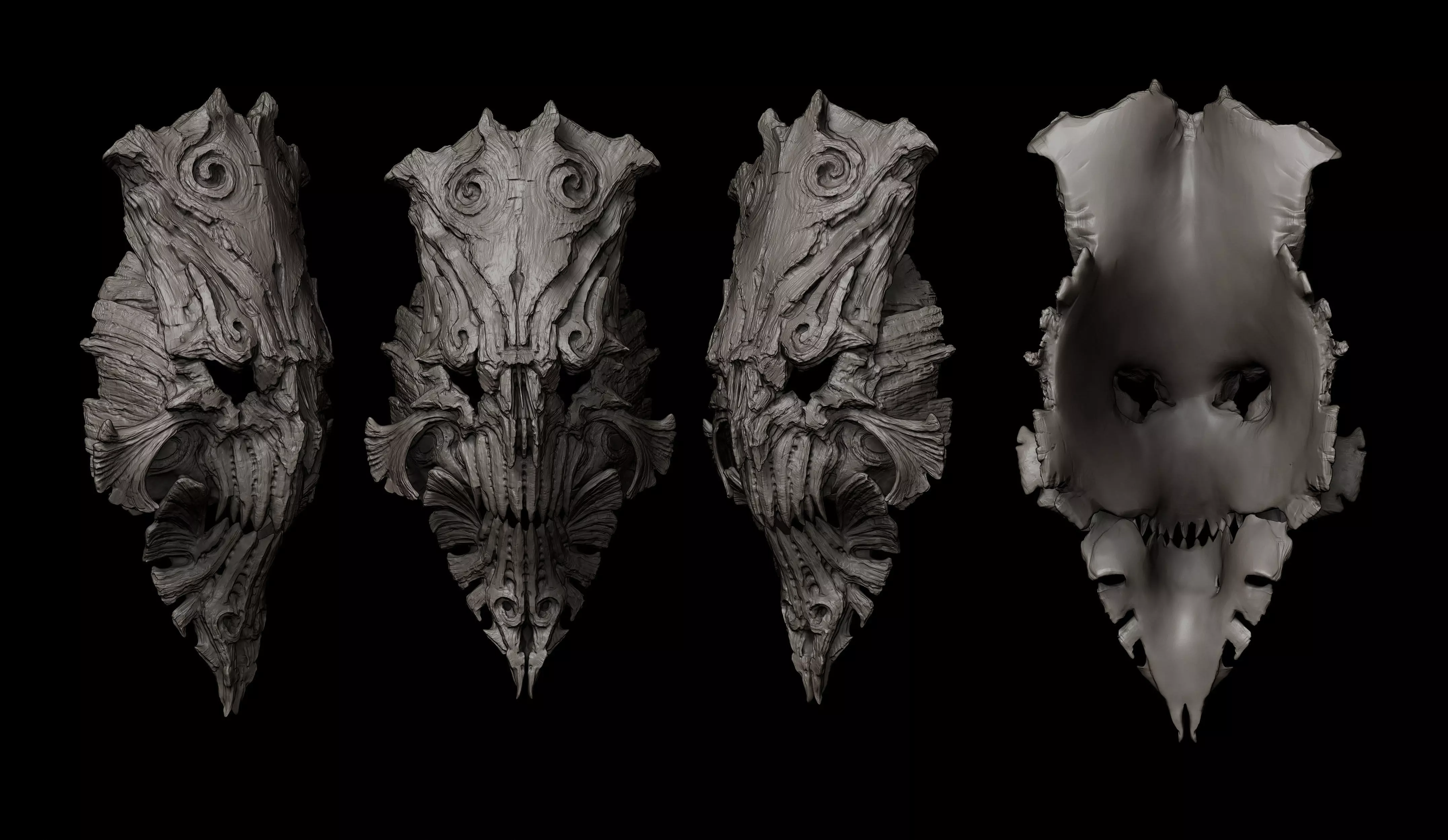 Cursed mask 2 3D print model