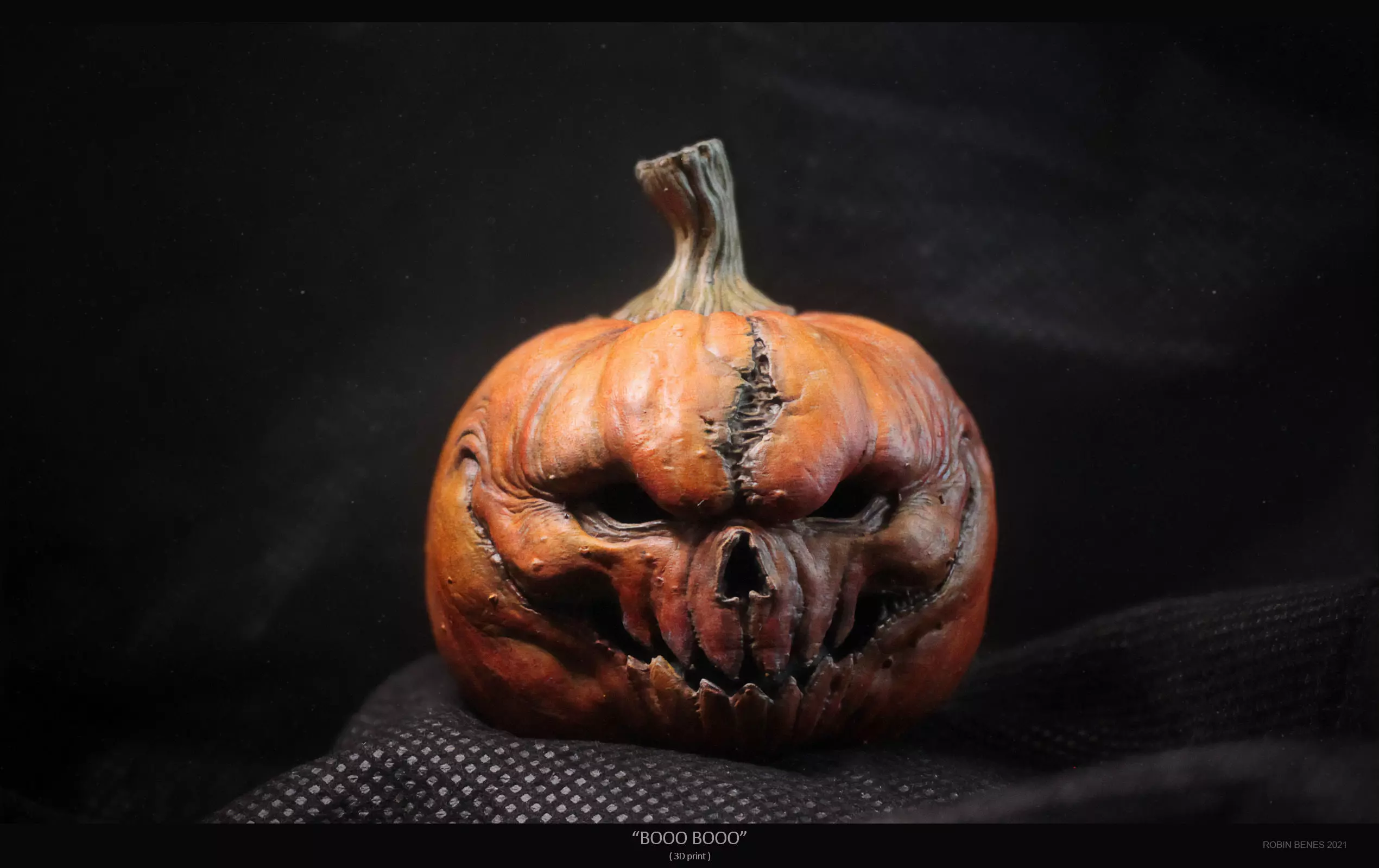 BOOBOO pumpkin 3D print model_0