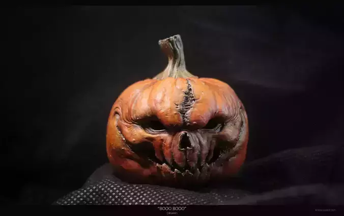 BOOBOO pumpkin 3D print model