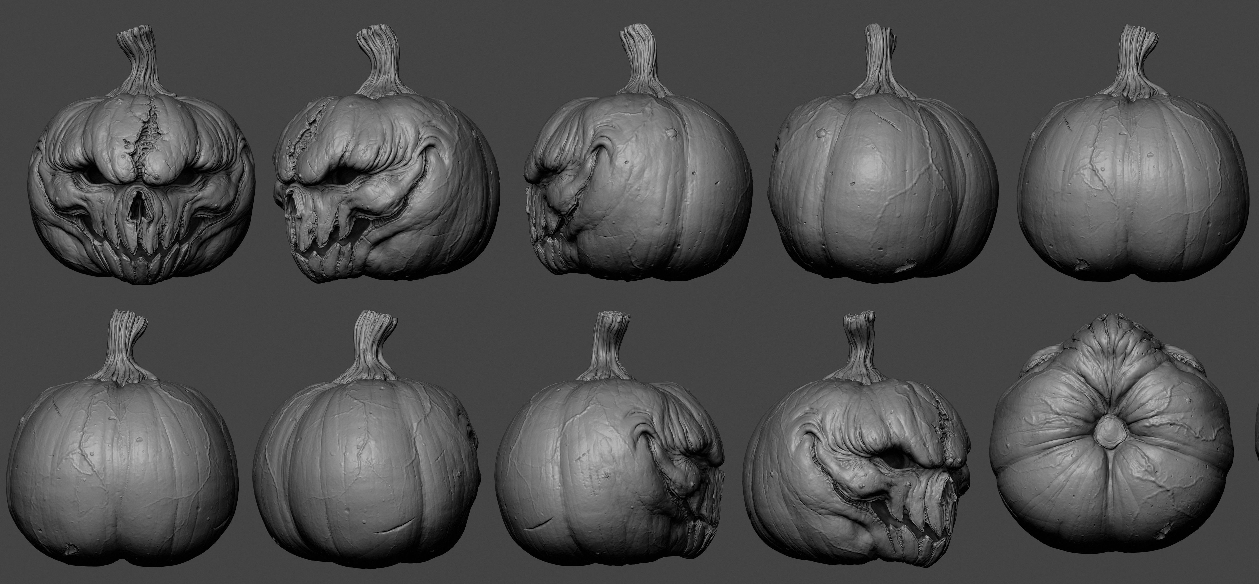 BOOBOO pumpkin 3D print model_2