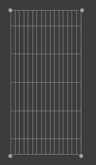 Low Poly Wire Bakers Rack Low-poly 3D model_3